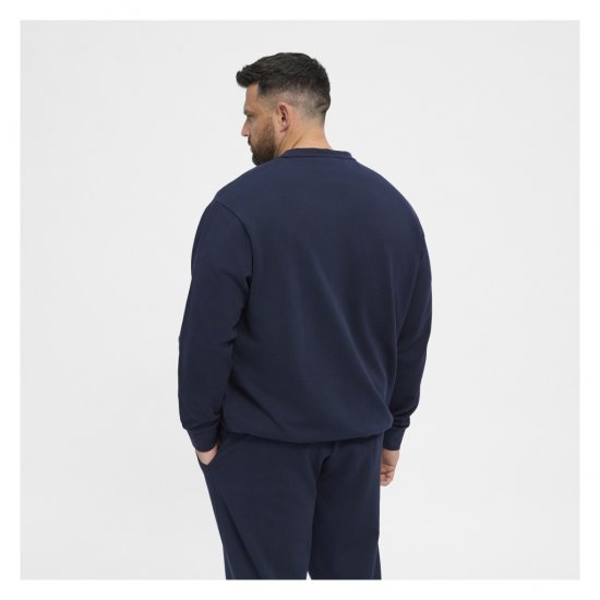 North Latitude Crew Neck Sweatshirt Navy - φούτερ/Φούτερ με κουκούλα - φούτερ/Φούτερ με κουκούλα ανδρικά μεγάλα μεγέθη 