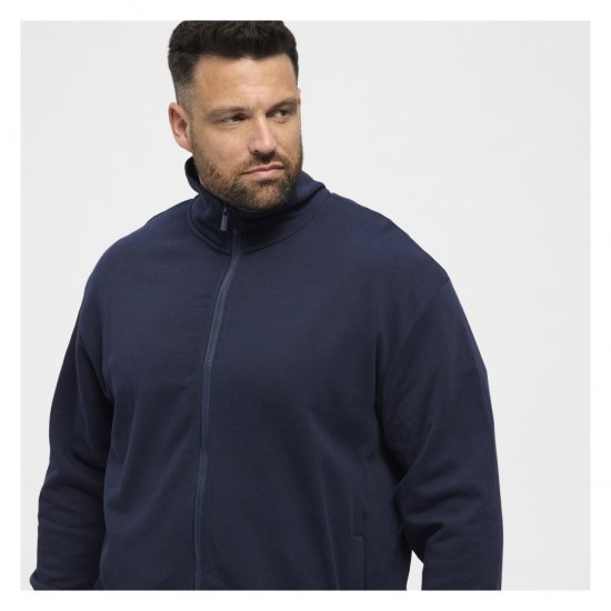 North Latitude Full-Zip Sweatshirt Navy Blue - φούτερ/Φούτερ με κουκούλα - φούτερ/Φούτερ με κουκούλα ανδρικά μεγάλα μεγέθη 