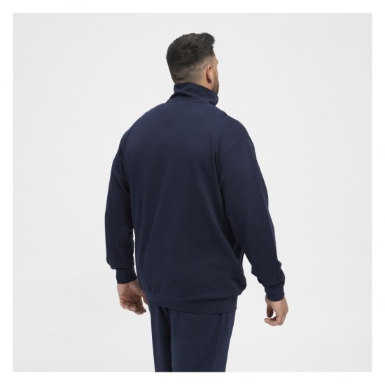 North Latitude Full-Zip Sweatshirt Navy Blue - φούτερ/Φούτερ με κουκούλα - φούτερ/Φούτερ με κουκούλα ανδρικά μεγάλα μεγέθη 
