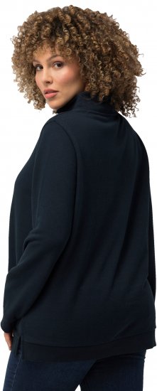 Ulla Popken Amore Sweatshirt Navy - φούτερ/Φούτερ με κουκούλα - 