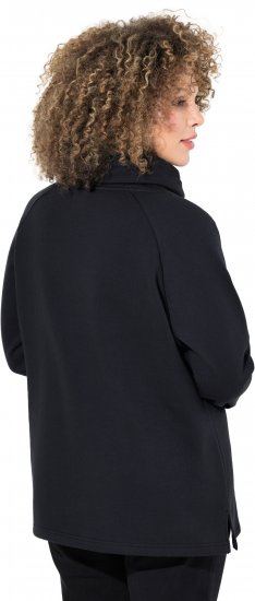 Ulla Popken Sparkling Candy Cane Graphic Sweatshirt Black - φούτερ/Φούτερ με κουκούλα - 