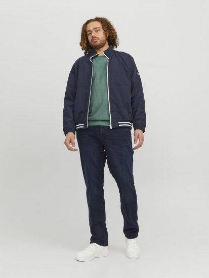 Jack & Jones Logan Spring Knitted Pillover Grey - φούτερ/Φούτερ με κουκούλα - φούτερ/Φούτερ με κουκούλα ανδρικά μεγάλα μεγέθη 