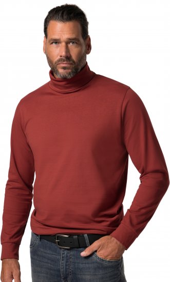 JP1880 Turtleneck Sweatshirt Red - φούτερ/Φούτερ με κουκούλα - φούτερ/Φούτερ με κουκούλα ανδρικά μεγάλα μεγέθη 