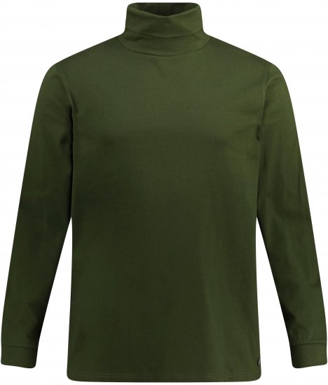 JP1880 Turtleneck Sweatshirt Green - φούτερ/Φούτερ με κουκούλα - φούτερ/Φούτερ με κουκούλα ανδρικά μεγάλα μεγέθη 