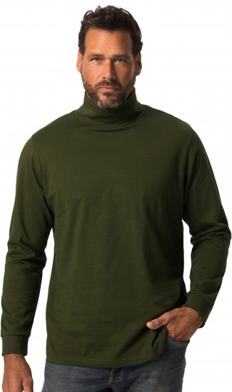 JP1880 Turtleneck Sweatshirt Green - φούτερ/Φούτερ με κουκούλα - φούτερ/Φούτερ με κουκούλα ανδρικά μεγάλα μεγέθη 