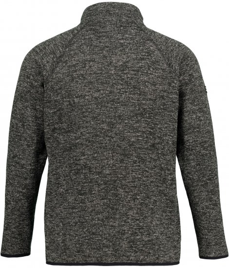 JAY-PI Knitted Fleece Jacket Gray - Μπουφάν - Aνδρικά μπουφαν μεγάλα μεγέθη