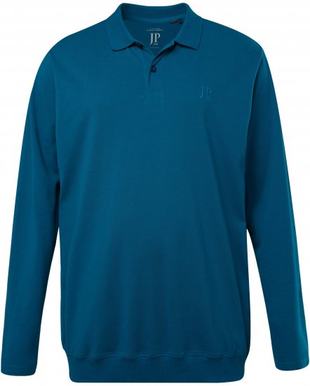 JP1880 Polo Shirt Long Sleeve Blue - Πόλο μπλουζάκια - Aνδρικά μπλουζακια πολο μεγάλα μεγέθη
