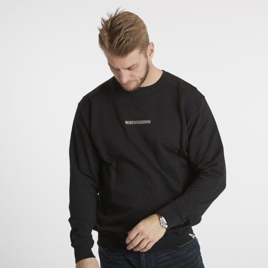 North Latitude Denim Logo Sweatshirt Black TALL - TALL Φούτερ - 