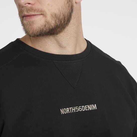 North Latitude Denim Logo Sweatshirt Black TALL - TALL Φούτερ - 