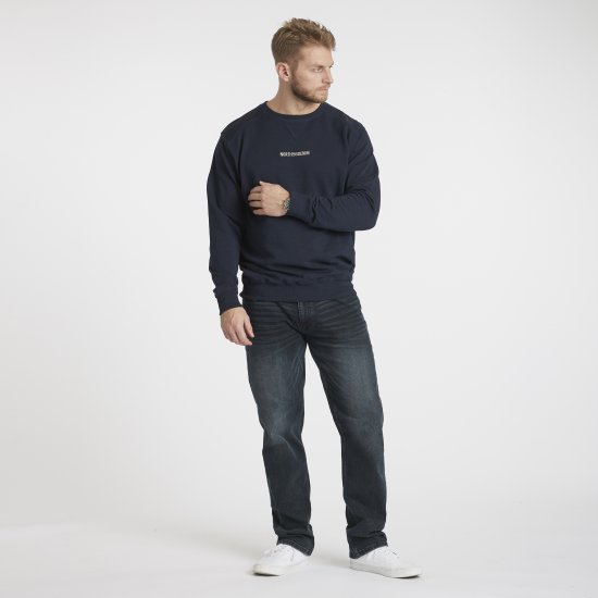 North Latitude Denim Logo Sweatshirt Navy Blue TALL - TALL Φούτερ - 
