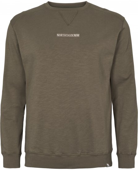 North Latitude Denim Logo Sweatshirt Dusty Olive Green TALL - TALL Φούτερ - TALL Φούτερ & Hoodies για Ψηλούς