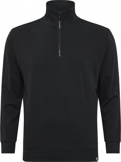 North Latitude Denim Half-Zip Sweatshirt Black - φούτερ/Φούτερ με κουκούλα - φούτερ/Φούτερ με κουκούλα ανδρικά μεγάλα μεγέθη 