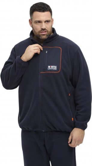 North Latitude 53142 Soft Fleece Jacket Dark Navy - φούτερ/Φούτερ με κουκούλα - φούτερ/Φούτερ με κουκούλα ανδρικά μεγάλα μεγέθη 