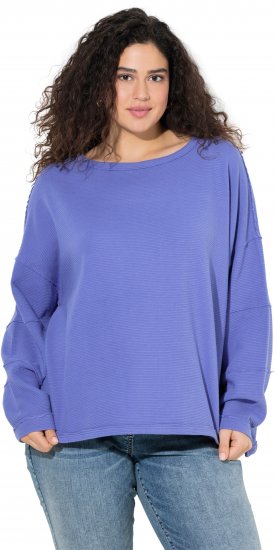 Ulla Popken Inverted Seam Long Sleeve Sweatshirt Lavender - φούτερ/Φούτερ με κουκούλα - 