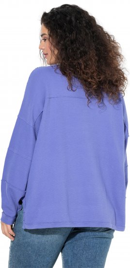 Ulla Popken Inverted Seam Long Sleeve Sweatshirt Lavender - φούτερ/Φούτερ με κουκούλα - 