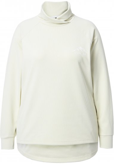 Ulla Popken Antibacterial Sporty Fit Sweatshirt Taupe - φούτερ/Φούτερ με κουκούλα - 