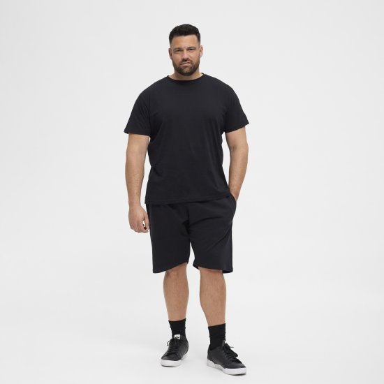 North Latitude Denim Sweatshorts Black - Αθλητικές φόρμες/σορτσάκια - Αθλητικές Φόρμες ανδρικεσ μεγάλα μεγέθη