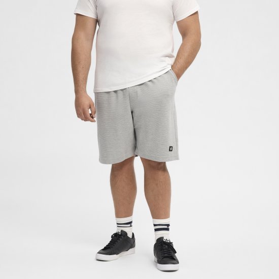 North Latitude Ottoman Sweatshorts Mid Grey - Αθλητικές φόρμες/σορτσάκια - Αθλητικές Φόρμες ανδρικεσ μεγάλα μεγέθη