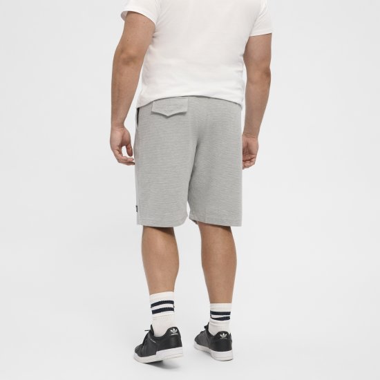 North Latitude Ottoman Sweatshorts Mid Grey - Αθλητικές φόρμες/σορτσάκια - Αθλητικές Φόρμες ανδρικεσ μεγάλα μεγέθη