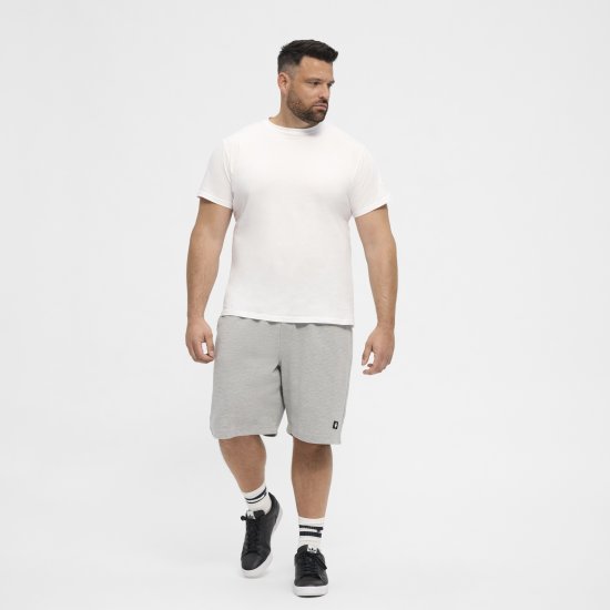 North Latitude Ottoman Sweatshorts Mid Grey - Αθλητικές φόρμες/σορτσάκια - Αθλητικές Φόρμες ανδρικεσ μεγάλα μεγέθη