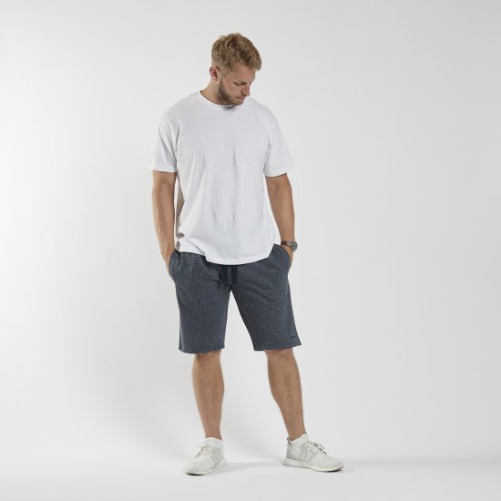 North Latitude Sweatshorts Blue Melange TALL - Αθλητικές φόρμες/σορτσάκια - Αθλητικές Φόρμες ανδρικεσ μεγάλα μεγέθη