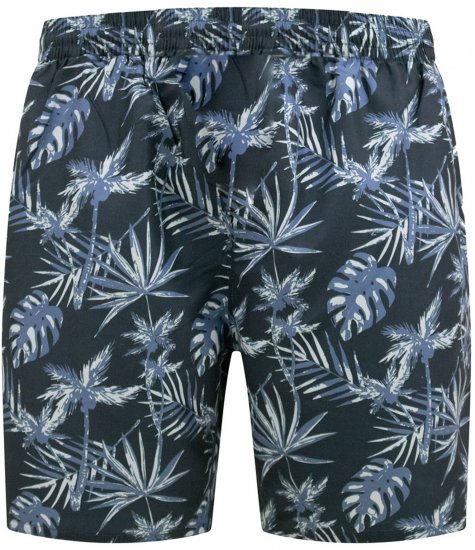 D555 Cleethorpes Hawaii Printed Swimshorts Navy - Μαγιό - Μαγιό ανδρικά μεγάλα μεγέθη