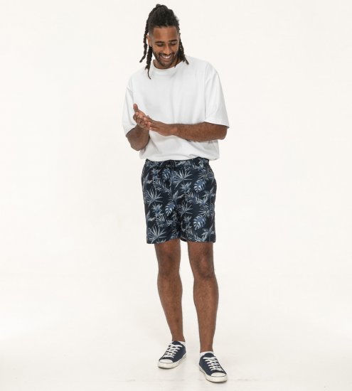 D555 Cleethorpes Hawaii Printed Swimshorts Navy - Μαγιό - Μαγιό ανδρικά μεγάλα μεγέθη