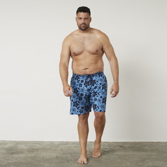 North Latitude 61153 4-Κατευθύνσεων Stretch Μαγιό Σορτς Μεσαίο Μπλε - Εσώρουχα/Μαγιό - Aνδρικά Εσώρουχα μεγάλα μεγέθη