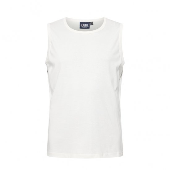 North Latitude Tanktop White - Αμάνικα μπλουζάκια - Αμάνικα μπλουζάκια μεγάλα μεγέθη