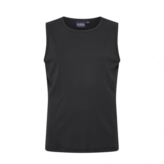 North Latitude Tanktop Black - Αμάνικα μπλουζάκια - Αμάνικα μπλουζάκια μεγάλα μεγέθη