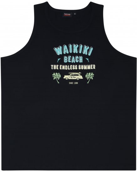 Espionage T405 Waikiki Tanktop Navy - Αμάνικα μπλουζάκια - Αμάνικα μπλουζάκια μεγάλα μεγέθη