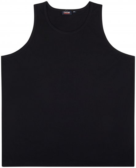 Espionage T017 Plain Sport Singlet Black - Μακό μπλουζάκια - Aνδρικά μπλουζεσ μεγάλα μεγέθη