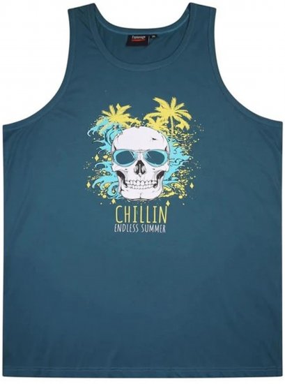 Espionage T381 Surfing Tanktop Teal - Αμάνικα μπλουζάκια - Αμάνικα μπλουζάκια μεγάλα μεγέθη