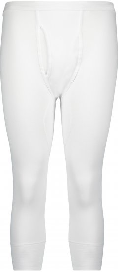 Adamo Royal Thermal Long Johns 3/4 Fine Ribbed White - Εσώρουχα/Μαγιό - Aνδρικά Εσώρουχα μεγάλα μεγέθη