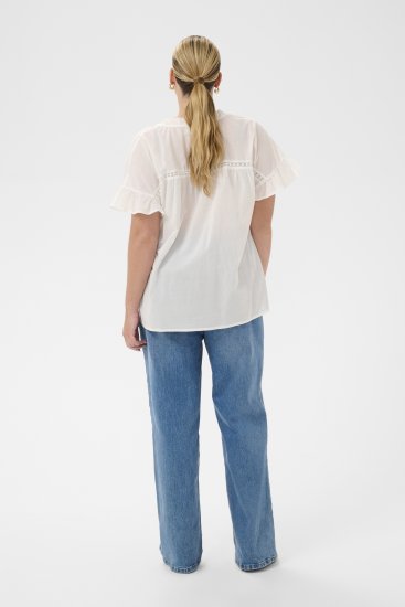Kaffe Curve Valeria Top Chalk - Τοπ - 