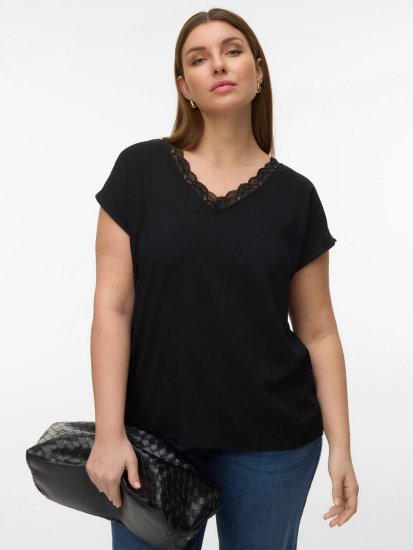 Vero Moda Bella Lace Top Black - Τοπ - 