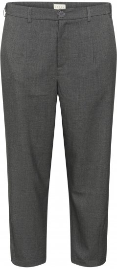 Kaffe Curve Merla Παντελόνι Dark Grey Melange - Τζιν & Παντελόνια για Γυναίκες σε Μεγάλες Μεγέθη – Plus Size - 
