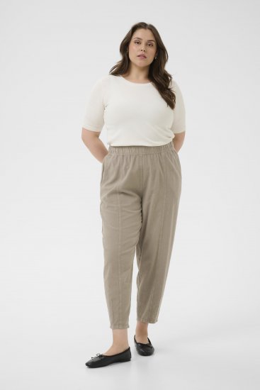 Kaffe Curve Nana Barrel Pants Brindle - Παντελόνια από ύφασμα - 