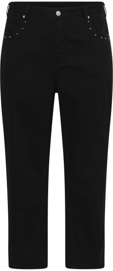 Kaffe Curve Brenn Barrel Twill Jeans Washed Black - Τζιν - 