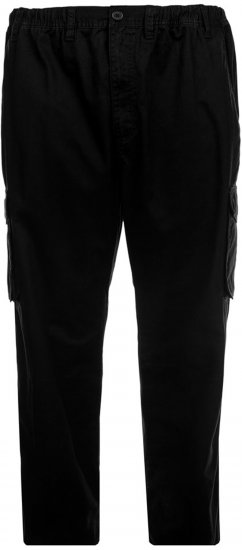 Espionage TR052 Cargo Trousers Black - Παντελόνια cargo - Aνδρικά Cargo παντελόνια μεγάλα μεγέθη