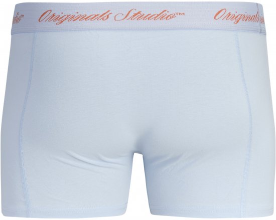 Jack & Jones Norrebro Solid Trunks 3-Pack Blue - Μποξεράκια - μποξερακια ανδρικά μεγάλα μεγέθη