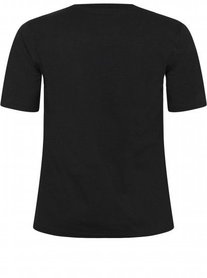Kaffe Curve Ariana T-Shirt Black - Μπλουζάκια - 