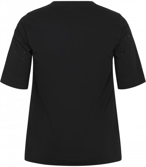 Kaffe Curve Phoelina T-Shirt Black - Μπλουζάκια - 