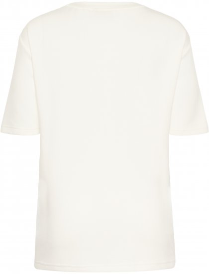 Kaffe Curve Rosa T-Shirt Chalk - Μπλουζάκια - 