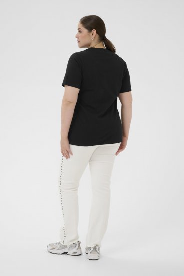 Kaffe Curve Lucie T-Shirt Black - Μπλουζάκια - 