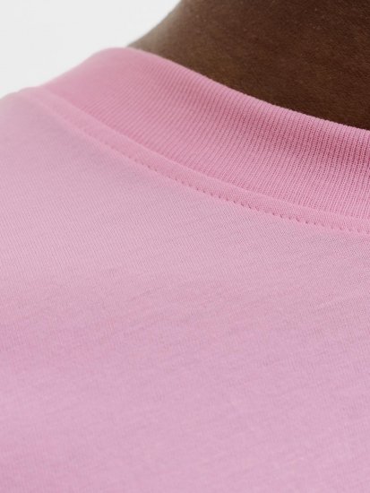 Jack & Jones Brandon T-Shirt Pink - Μακό μπλουζάκια - Aνδρικά μπλουζεσ μεγάλα μεγέθη