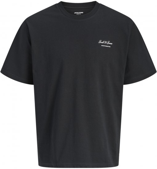 Jack & Jones Archive Μπλουζάκι Μαύρο - Μακό μπλουζάκια - Aνδρικά μπλουζεσ μεγάλα μεγέθη