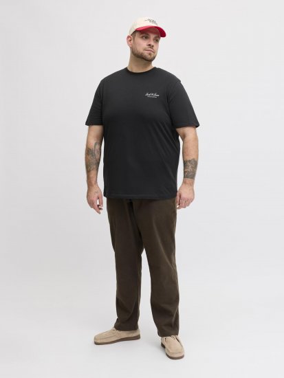 Jack & Jones Archive Μπλουζάκι Μαύρο - Μακό μπλουζάκια - Aνδρικά μπλουζεσ μεγάλα μεγέθη