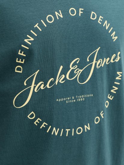 Jack & Jones Grayson T-shirt Τιρκουάζ - Μακό μπλουζάκια - Aνδρικά μπλουζεσ μεγάλα μεγέθη