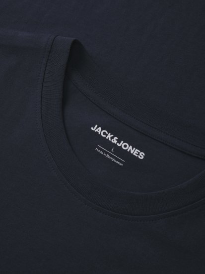 Jack & Jones King Crew Neck T-Shirt Navy - Μακό μπλουζάκια με στάμπα - 